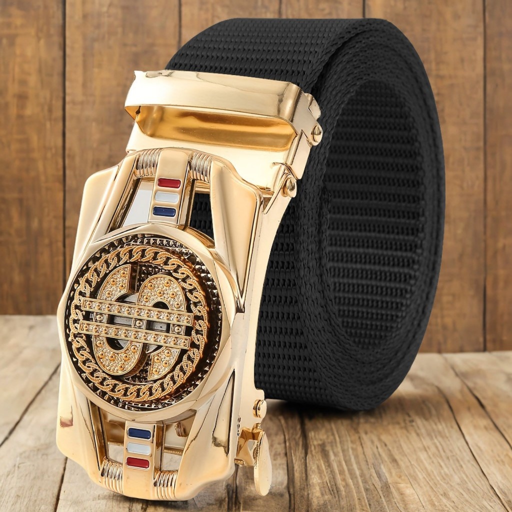 Men's Nylon Woven Elastic Waistband, , Rotatable Automatic Waistband, Fashionable Trend