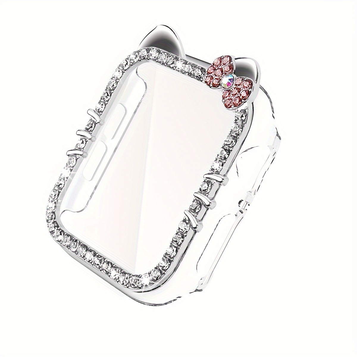Suitable For Watch Single Row Diamond Tempered Film Protective Case