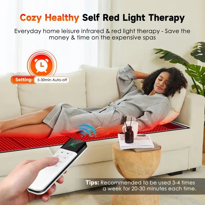 1440 led red light pad 1 7m pad 660nm 850nm full body mat for muscle recovery lower home use physical equipment Product details 4