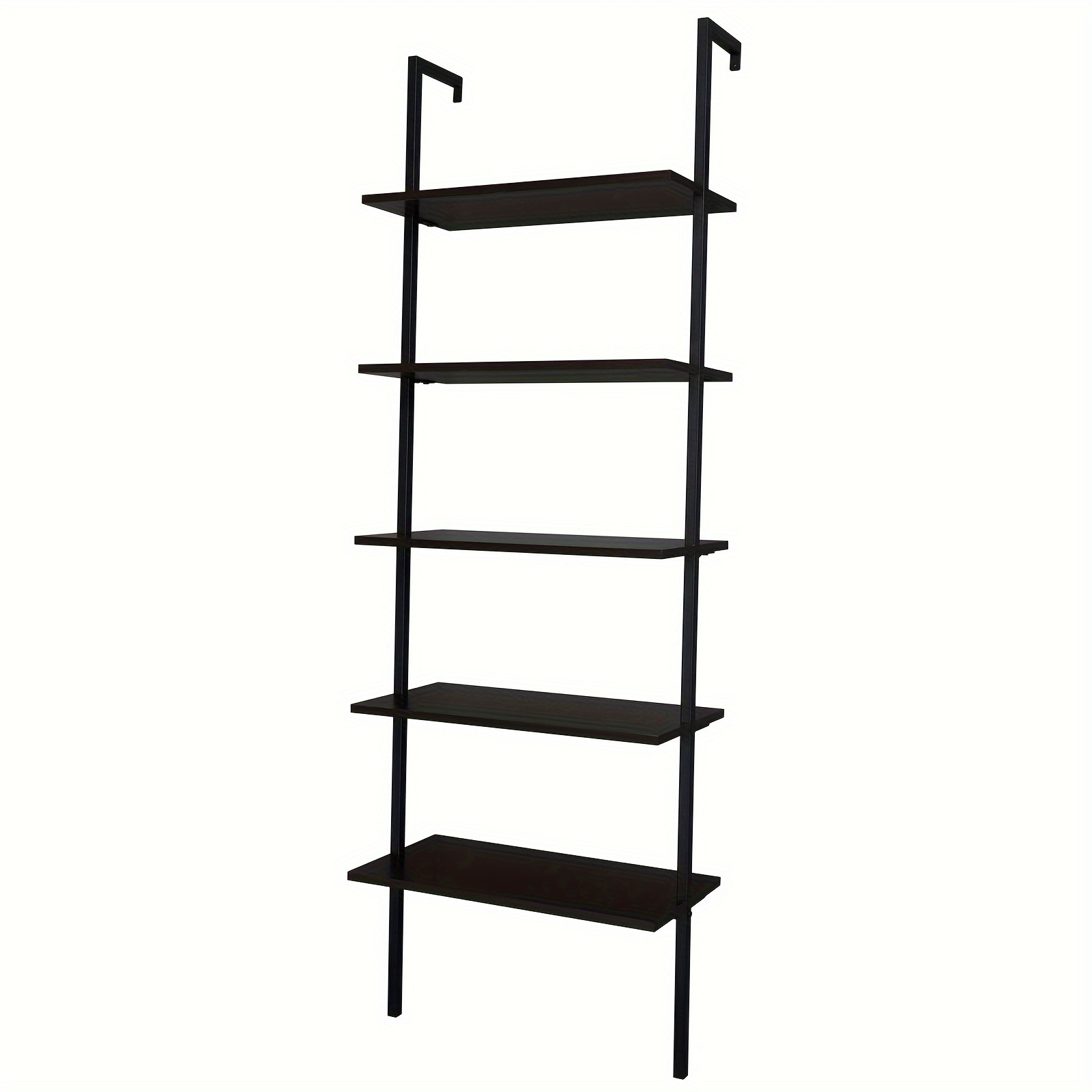 Wood Ladder Bookcase Organizer 5 shelf Self Metal Frame - Temu