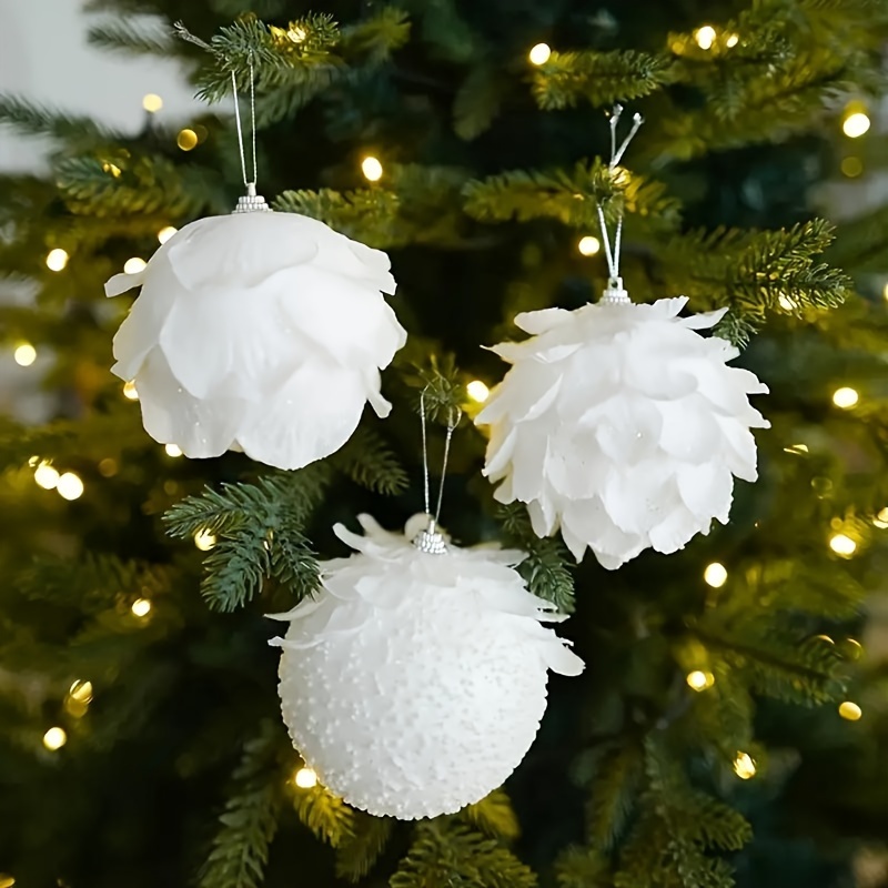 

3pcs Christmas Ornaments - , Shatterproof Plastic For Decoration, / & Decor