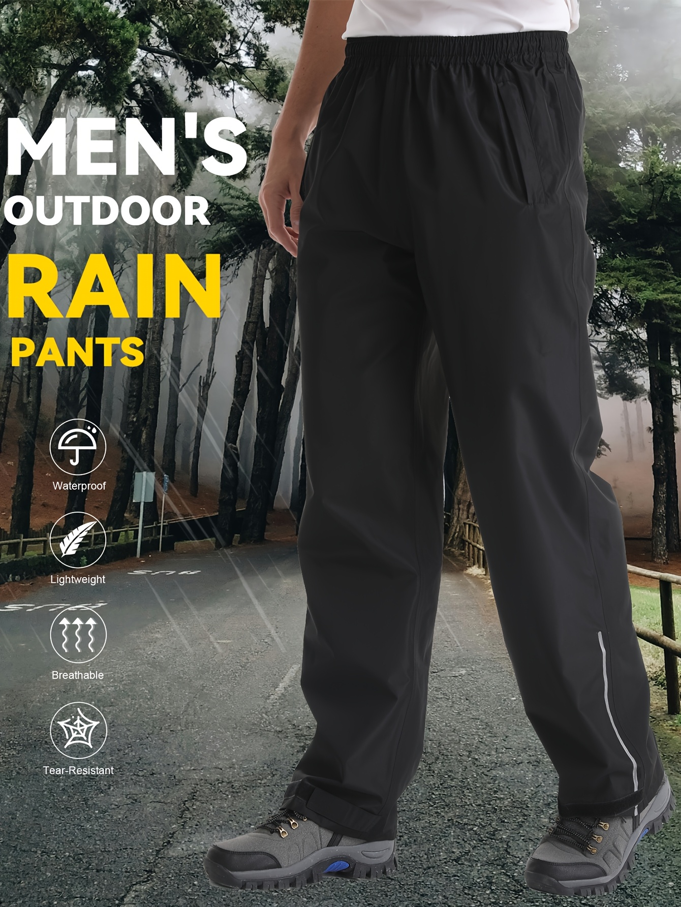 Blouson Coupe-Vent Pour Homme à Capuche Léger - Bleu - INSFITY