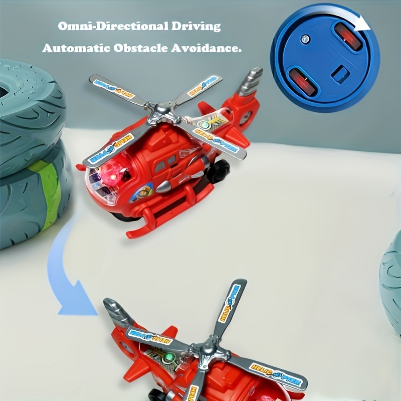 Electric Helicopter Toy for Youngsters with Lights and Music, 360° Rotation, Durable Plastic, Suitable for Boys and Girls, Ideal for Holidays and Playtime