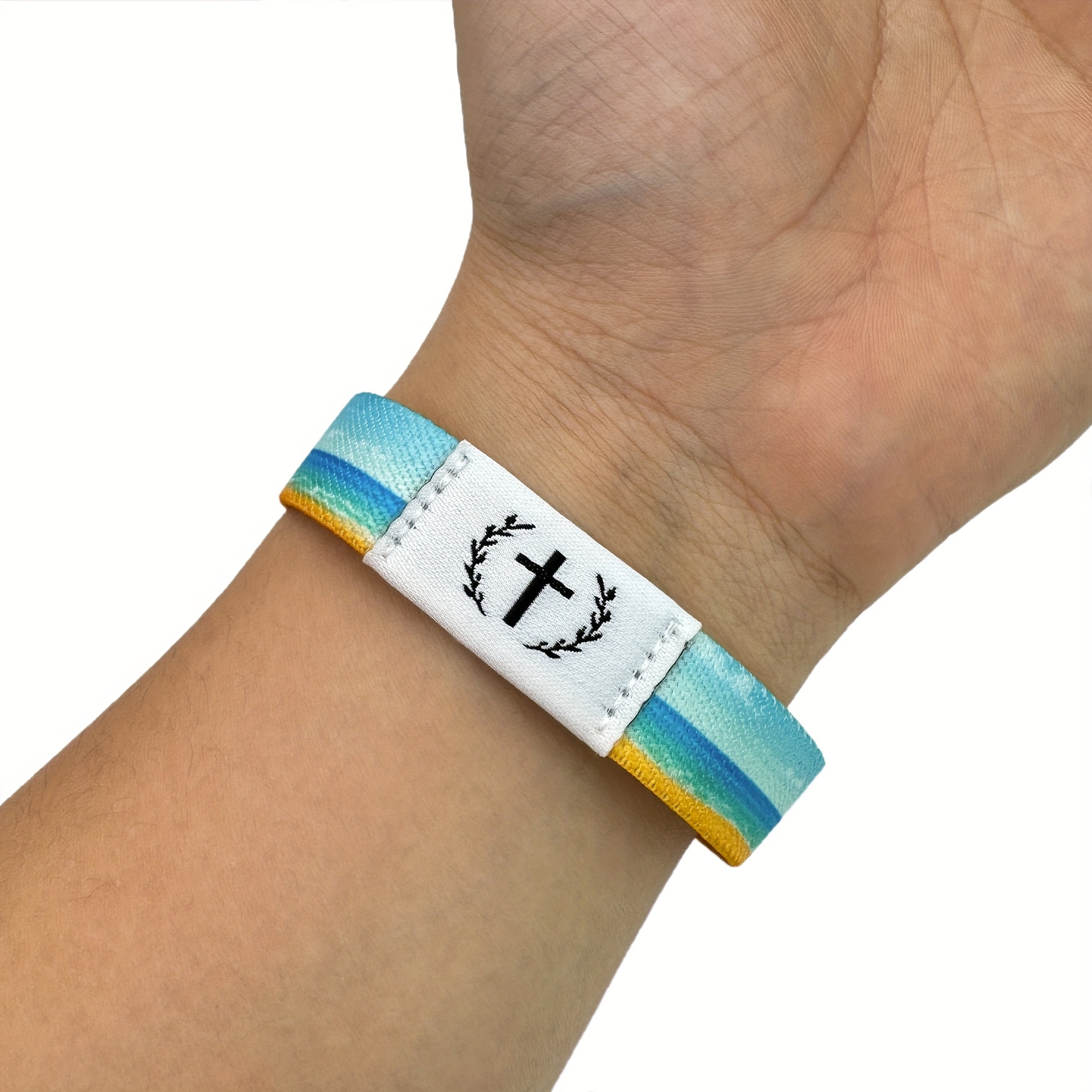 Women's Nylon Bible Wristband with NFC Scripture