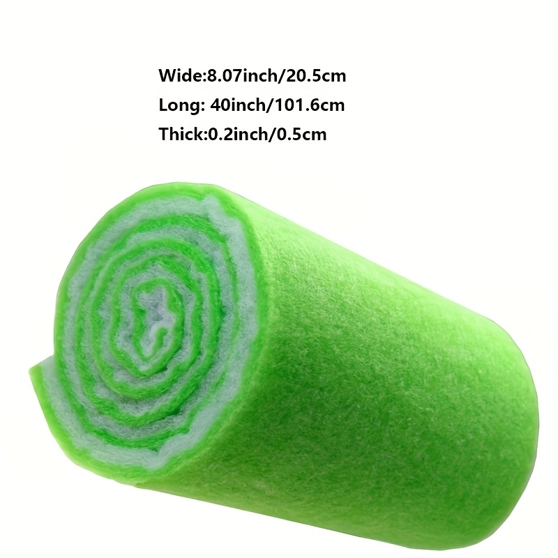 TEMU 1pc, High-quality Activated Carbon Filter Media Pad For Aquariums And - Easy To Cut, Non-electric Foam Material For Enhanced Water Purification,
