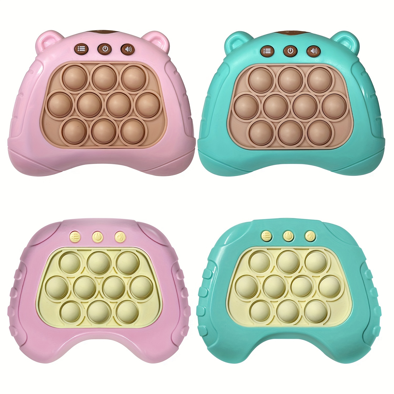 Jeu De Poussée Rapide à Bulles – Jouet Sensoriel Anti-Stress, Éducatif, Compact – Cadeau Enfant Adulte