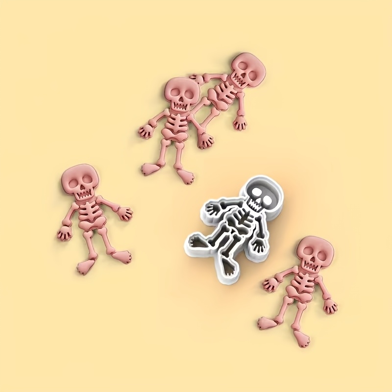 TEMU Sformo per Pasta Modellabile a Forma di | Design a Stampo Scavato per Halloween, per Artigianato a , Design Complesso, | Kit per Creazione di
