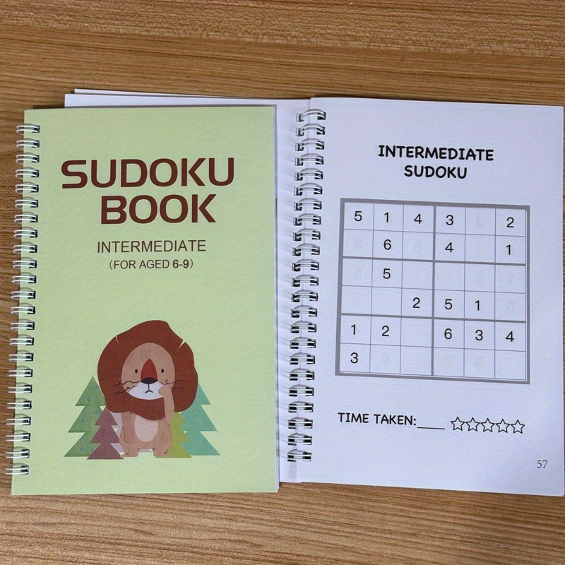 Image of Advanced Sudoku Workbook For Teens 3-12 And Up - Spiral Bound Brain Teasers For Training Concentration And Thinking - Perfect Christmas Gift For Teens, Training | Spiral Bound Book, Best For Christmas