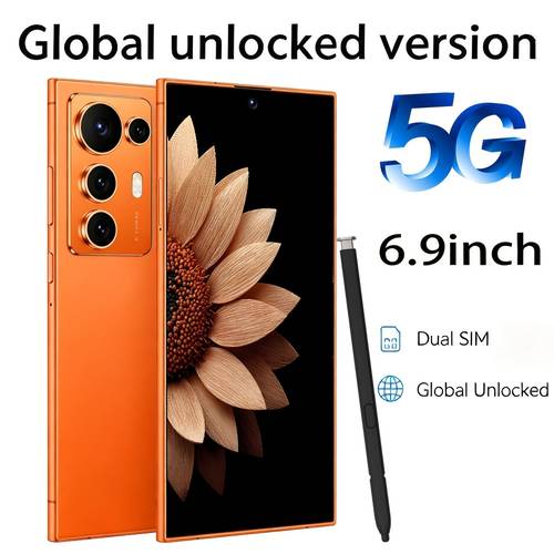 2026 latest version mobile phone dual hd camera built 6 9in hd screen 6 64gb long battery