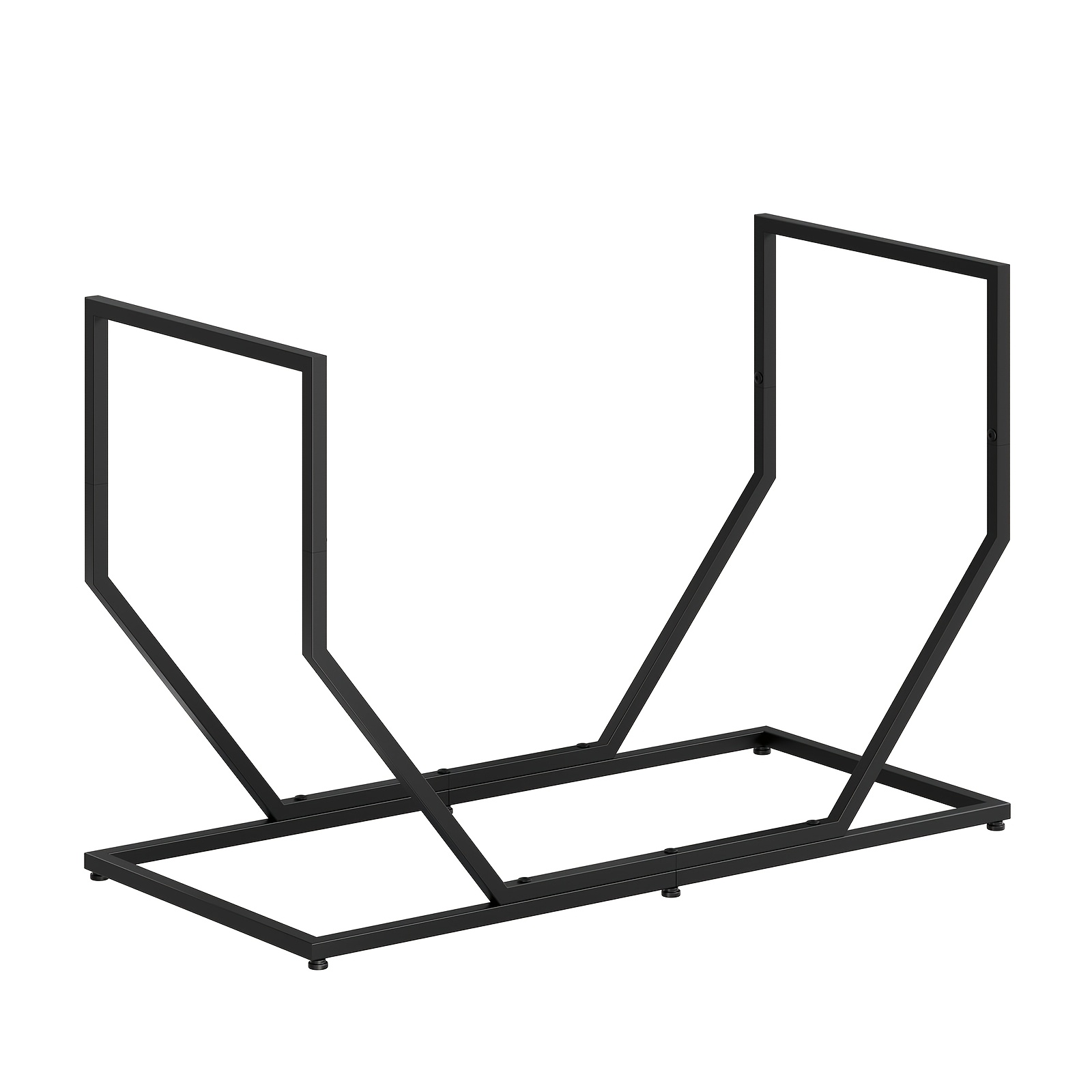 Image of Firewood Rack, Wood Rack With Open-frame Structure, Large-capacity Storage Space, Simple And Classic , Wood Storage For Indoor Heating Fireplace, Farm Courtyard, Outdoor Bonfire & Fire Pit Area