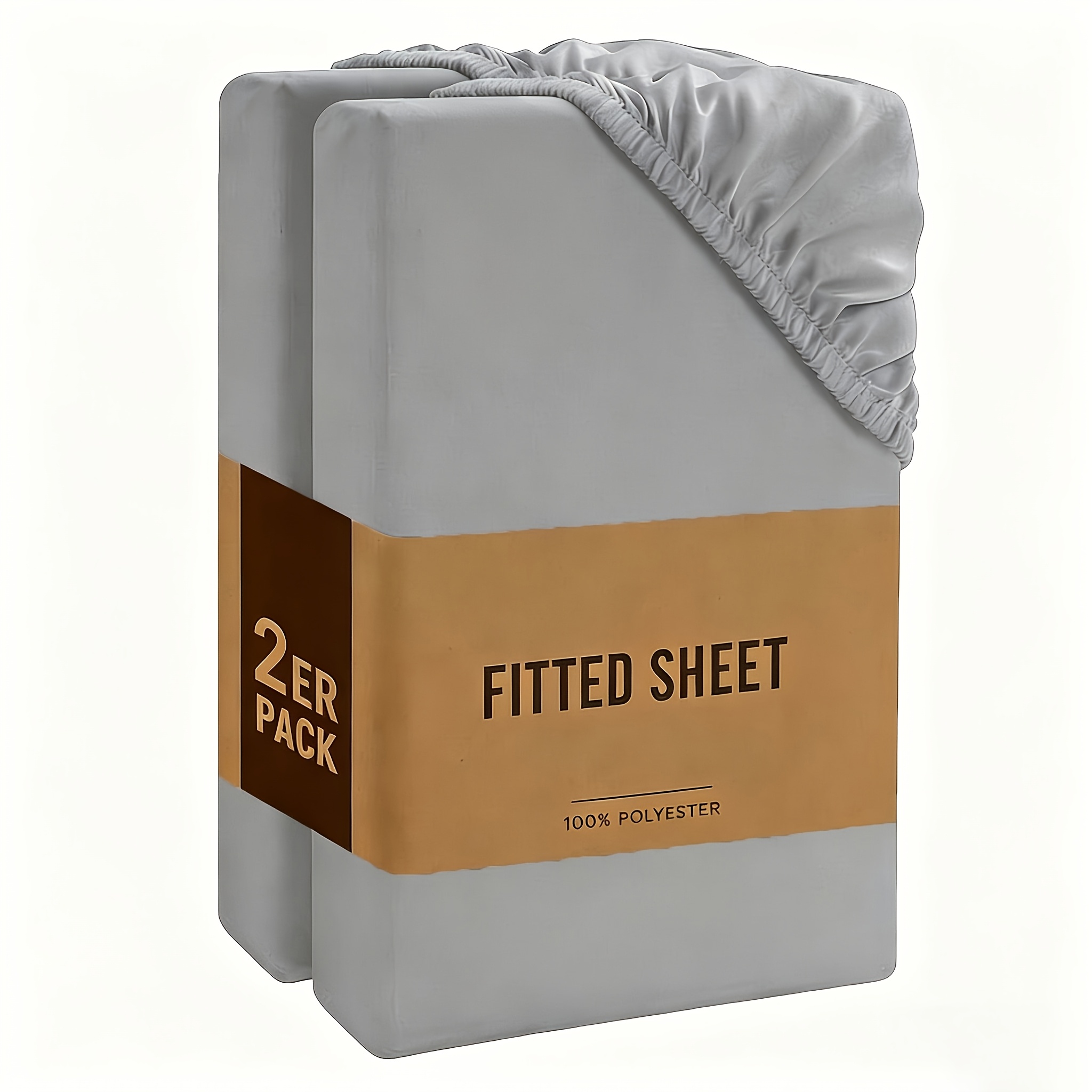 TEMU 2-pack Fitted Sheet Mattress Covers, In Multiple Sizes And Colors. Soft, Breathable, And Comfortable, Suitable For Summer And For . Perfect For