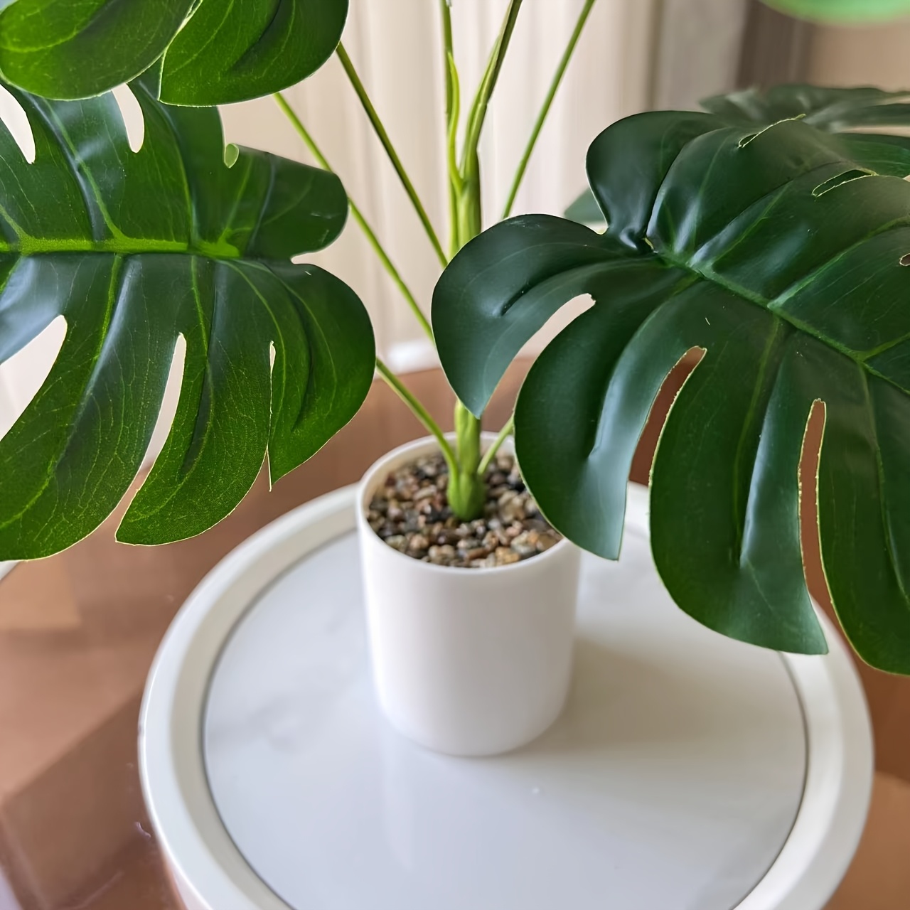 mini knstliche monstera pflanze knstliche - Temu Germany
