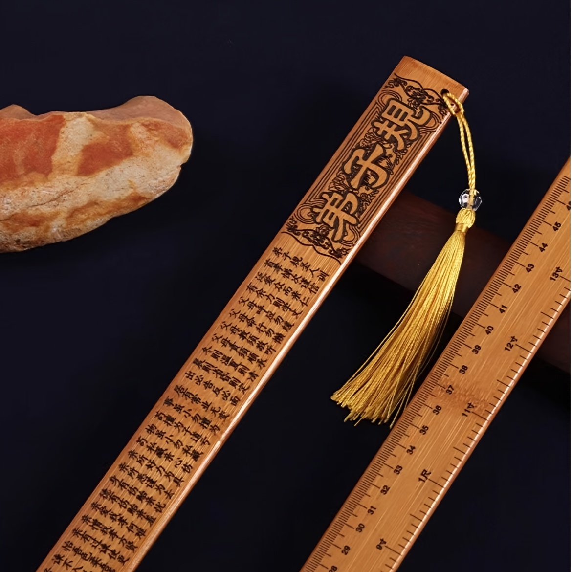 

Ruler, Rules, Bamboo Carving, Chinese Theme Ruler, Fun Tool