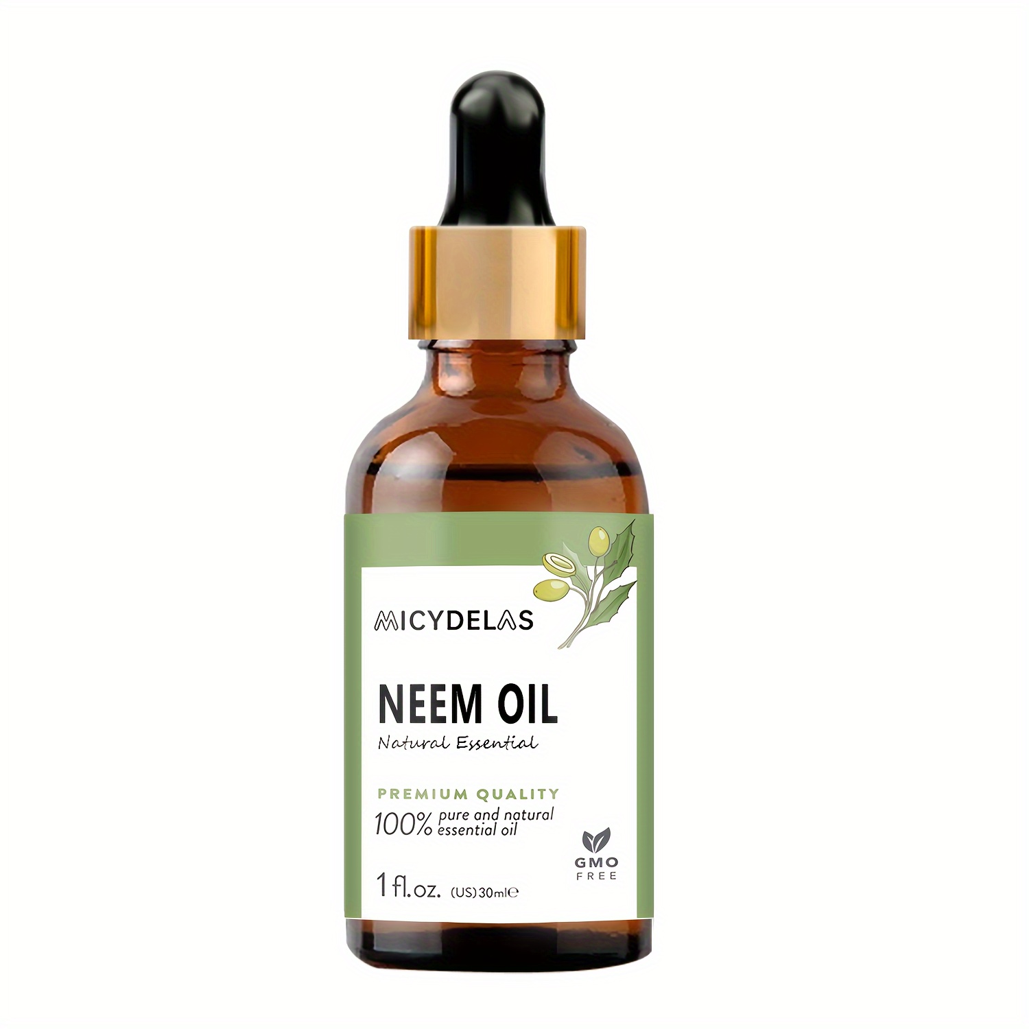 Aceite de Neem Puro 100% Orgánico para plantas, prensando en frio. 4Oz.
