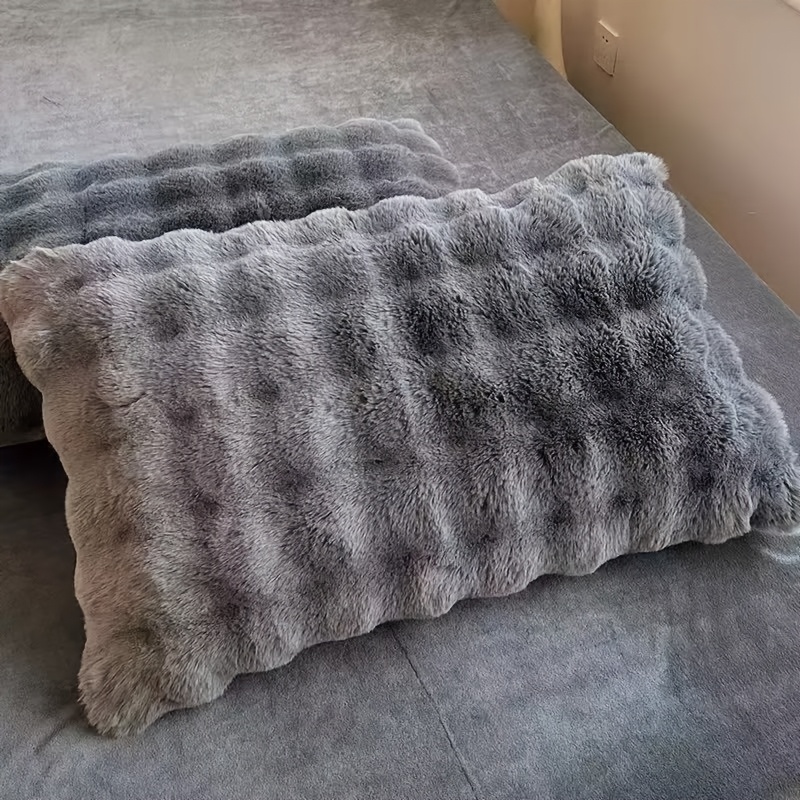 TEMU 2er-Set Anti-Kaninchen Haar und Körperkissenbezüge für Bettdeko, Maschinenwaschbar, Keine Haarverluste, Kein Ausbleichen. Kissenkern nicht
