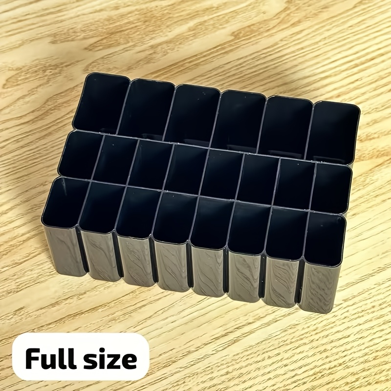 TEMU 22 Grid Heavy-duty Usb Cable Storage Box/tray, Desktop Cable Organizer, Plastic Material, Essential Electronic Accessory Organizer, Storage
