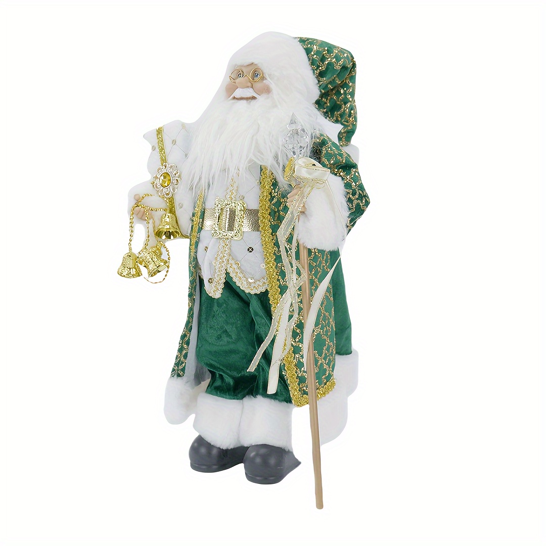 

23.6"/17.7" Standing , Christmas Figurine Holding And Ornaments