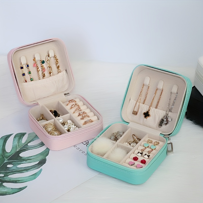 

Jewelry Organizer Box, Portable Storage For , Bracelets, Rings, & Use