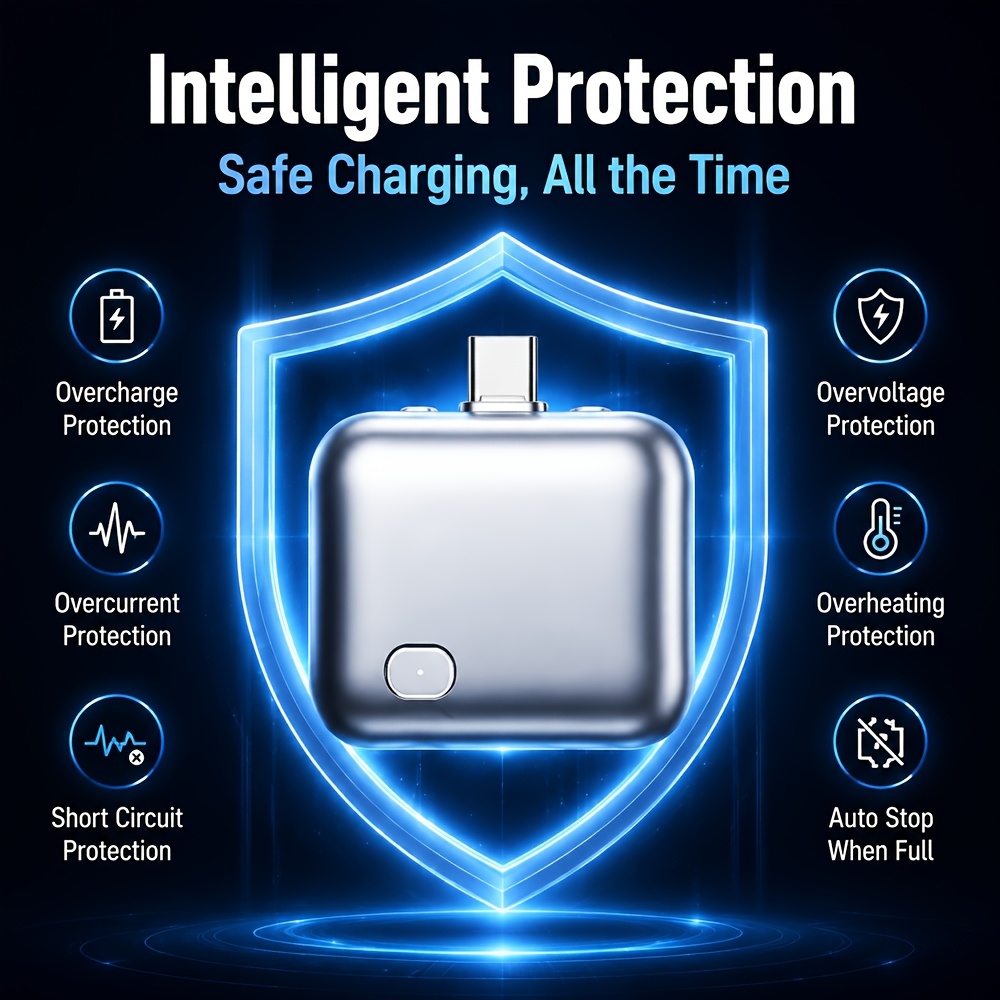 auto disconnect charger adapter 140w type c fast charging separator full charge   and   off universal overcharge protection for night charging details 3