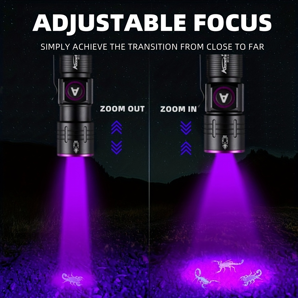 LAN Lampe Portable Uv 365Nm Pour Détection Urine Animal & Scorpion