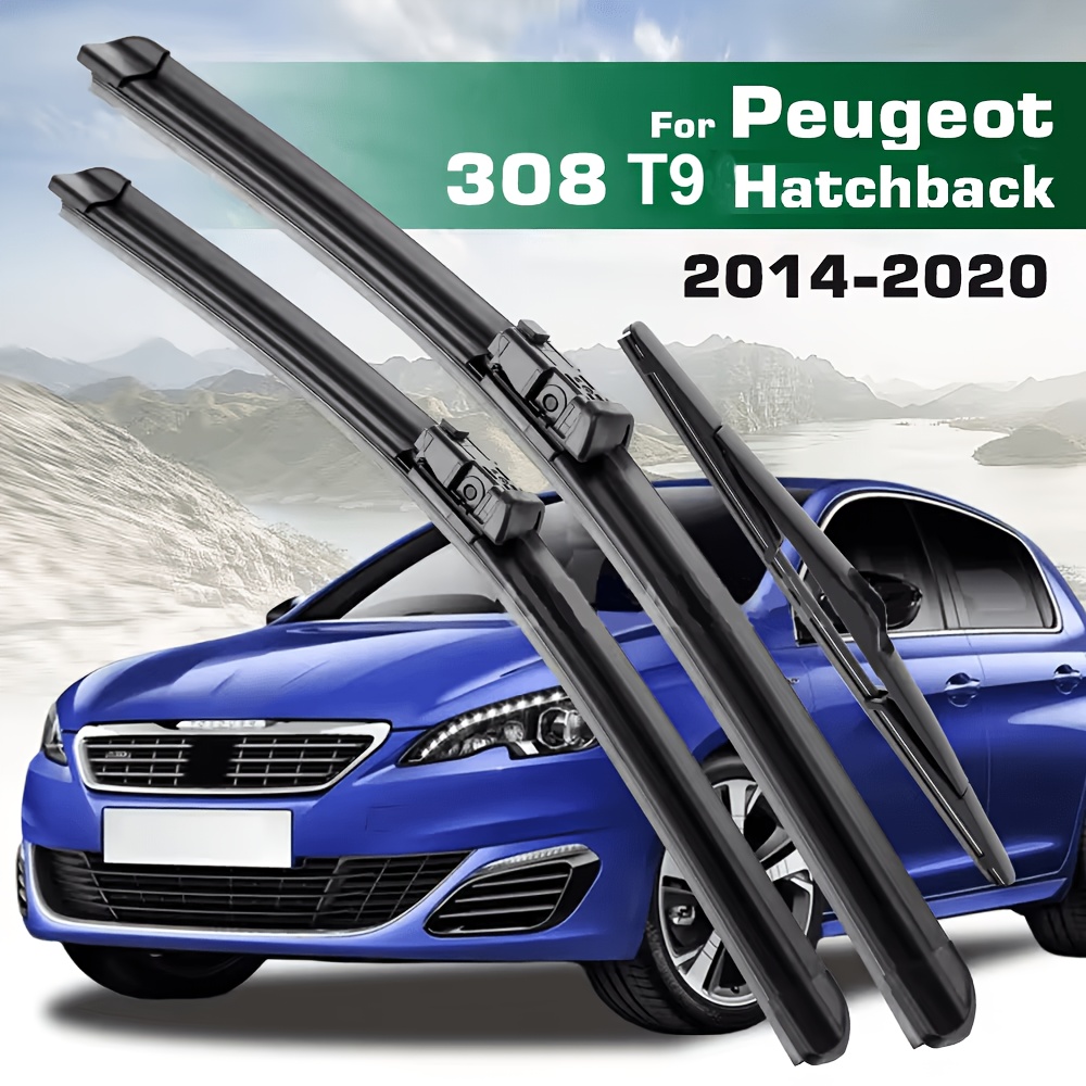 TEMU For T9 Hatchback 2014-2020 2015 2016 Car Windshield Windscreen Wiper Blade Front Rear Auto Windshield Wipers 24" 18" 9"