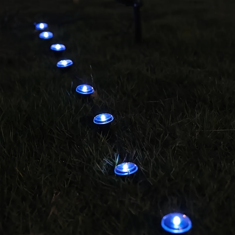 Image of Solar Led Lawn Lights, Ip44, 15/30 Pack Outdoor Pathway Decorative Lights, Energy-saving, Suitable For Christmas Decorations, Parks, Gardens, Courtyards, And Party Decor