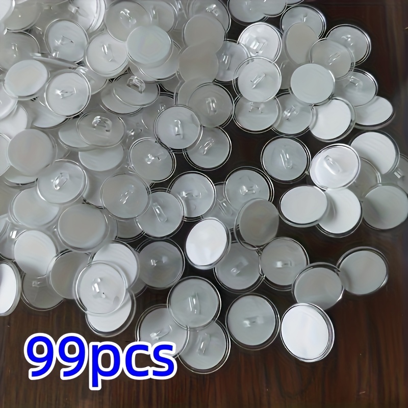 E-shop 99 Stück Mini Transparente Deckenhaken – Einfach zu Installieren, Selbstklebend & Beschädigungsfrei, Ideal für DIY-Deko, Partys,