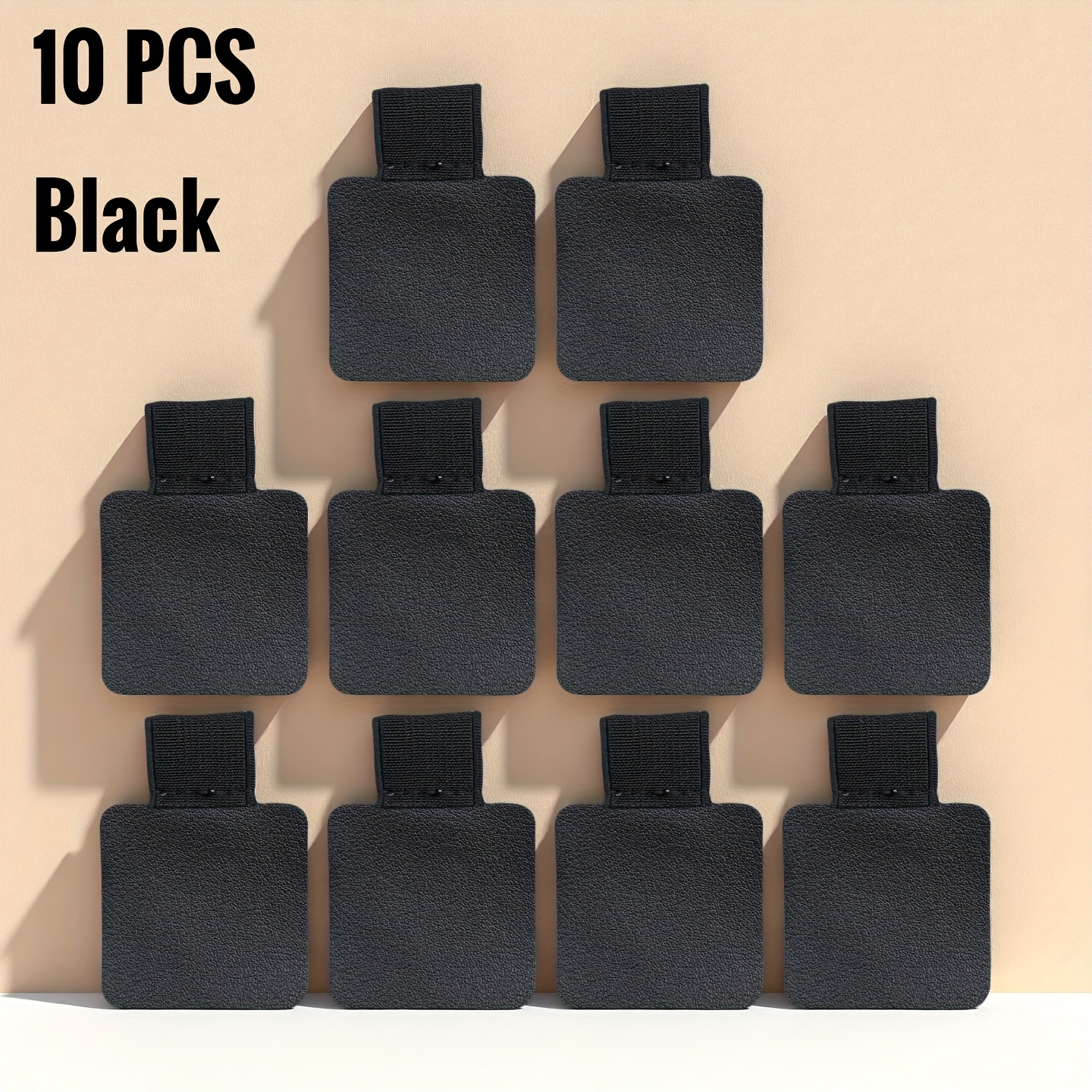 Set Of 10 Pen Loops Designed For Notebooks, Journals, Planners, And Tablet Cases. Self-adhesive Pencil Holders Come With An Elastic Loop Suitable For Pens, Pencils, And Stylus Pens