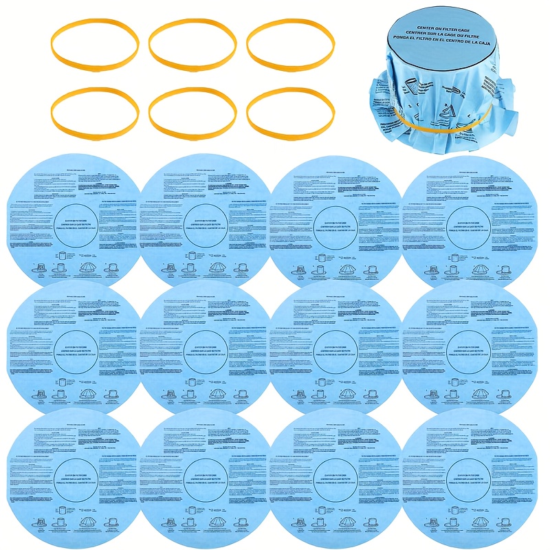 TEMU The Vf2002 Dry And Wet Vacuum Filter Works With Most Vacuum Cleaners That Hold 5 Gallons (around 15.7 ) Or More, Used Multiple Times