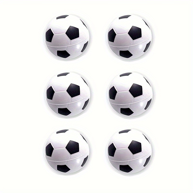 6/20pcs Per Bag, Polyurethane Pu Decompression Relax Soccer Balls, Mini Solid Hand-squeezable Stress Balls, Festive Atmosphere Balls, Party Decoration Balls