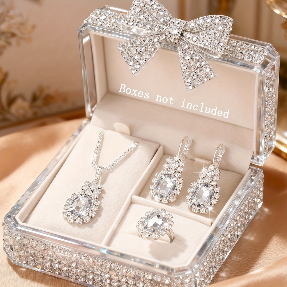 TEMU 4pcs Women's Fashion Jewelry Set