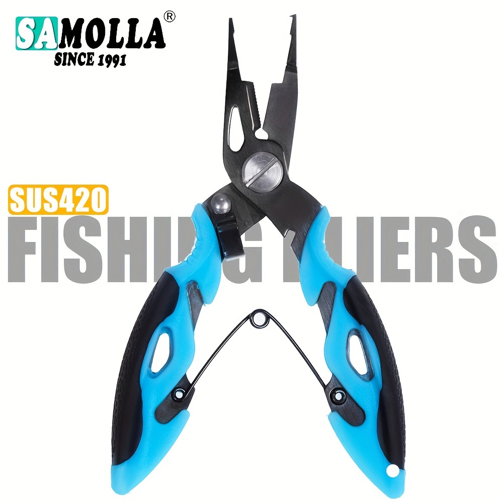 Multifunctional High Precision Fishing Pliers, Fishing Accessories, 420  Stainless Steel Pliers, Line Cutter, Hooks Remover, Outdoor Fishing Tools