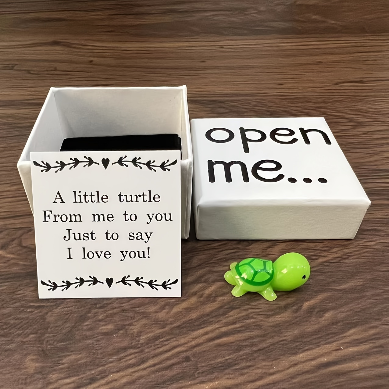 

Petit , Cadeau d'ouverture Petite Tortue, Ornement Cadeau Petite Tortue, Cadeau Je T'aime, Cadeau pour Petit Ami, Cadeau pour Petite , Cadeau d'Anniversaire de la Saint-Valentin