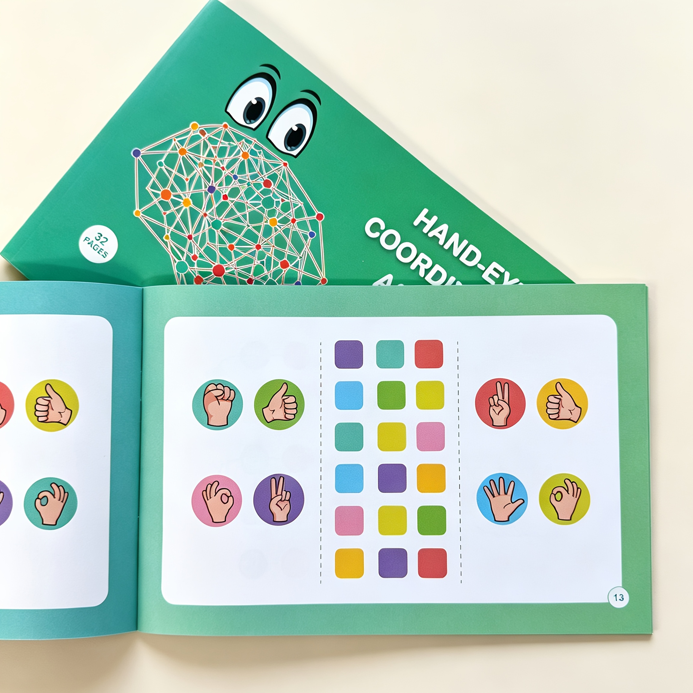 Hand-Eye Coordination Brain Activity Workbook for Toddlers