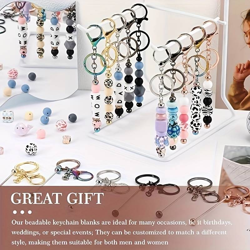 170 Anelli Portachiavi In Metallo, 85 Catene Portachiavi + 85