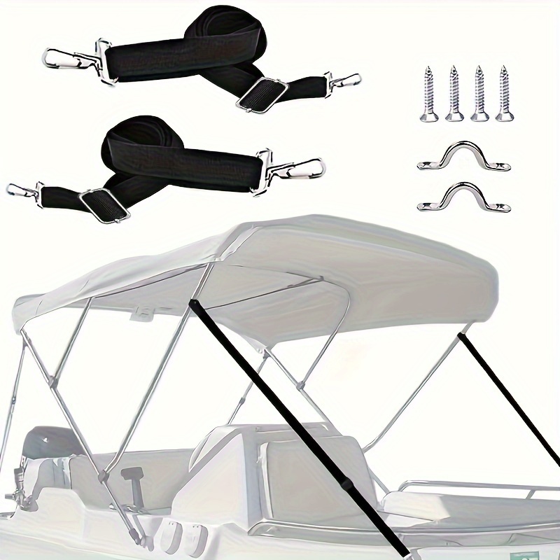 1 Set Kayak Yacht Boat Canopy Reinforcement Belt Tent Fixed Belt Boat Cover Support Rod Fixed Binding Belt