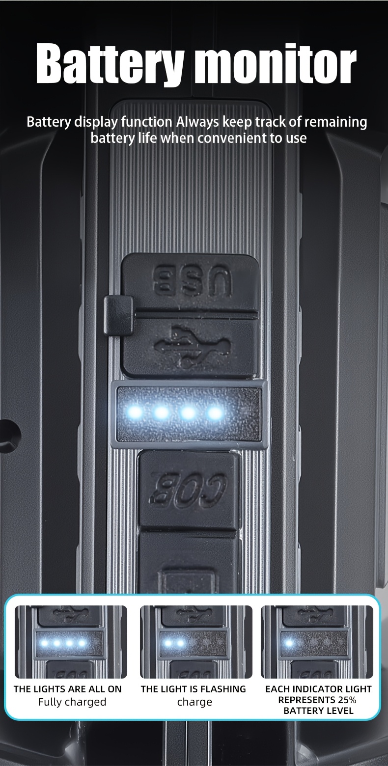 high power and ultra large portable multifunctional led solar camping light ip44 rechargeable flashlight suitable for outdoor hiking and camping usb charging non water resistant Product details 12