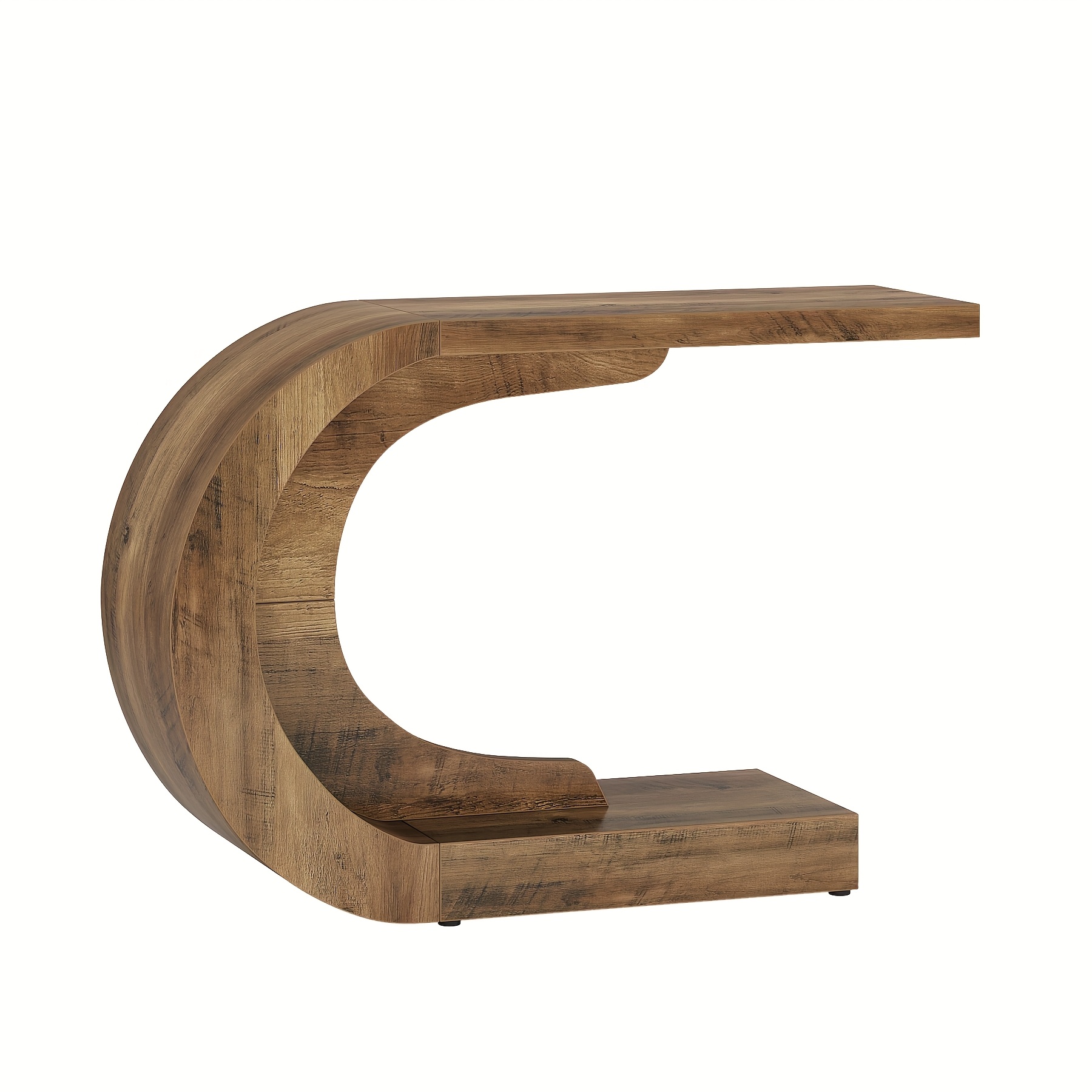 TEMU [modern Console Table] Sturdy Mid-century Modern Console Table | Wood Accent Table For Entryway, Living Room, Foyer - Easy Assembly, Compact