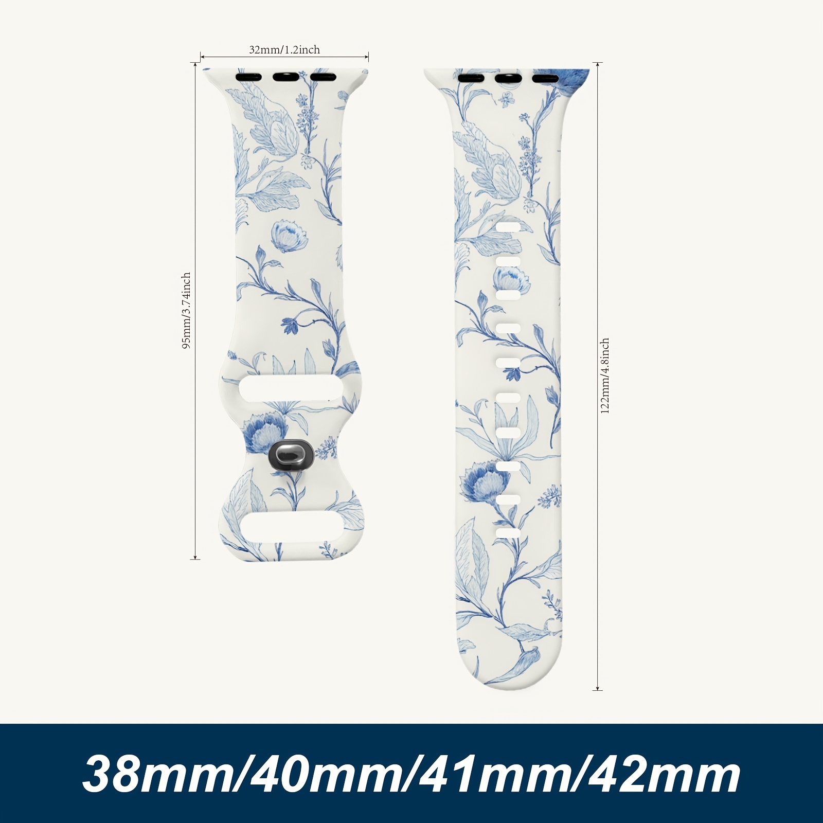 E-shop SE1/2 Ultra1/2/3 Designer 38/40/41/42mm Blumenmuster 44/45/46/49mm Uhrenarmbänder Smart für Damen/Herrn Iphone Uhrenarmbänder Elegante