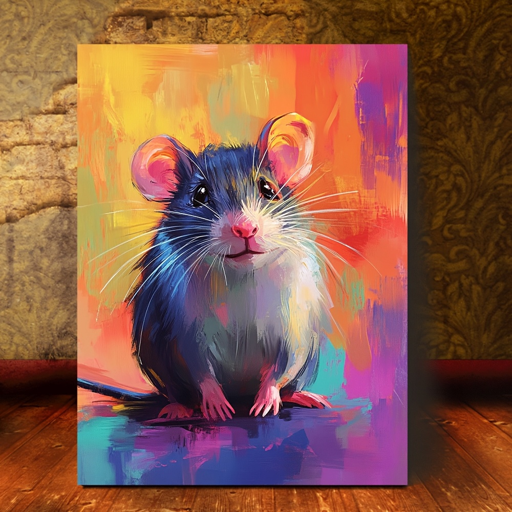 1pc vintage love rats canvas wall art 11 8x15 7inch - Temu Bahrain