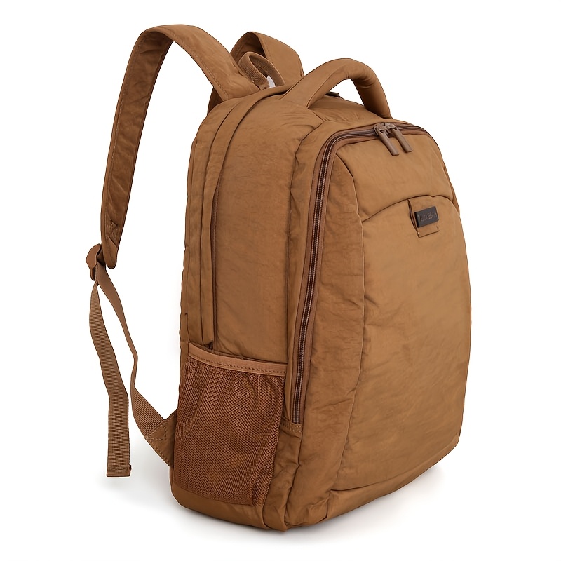 multi functional lightweight and casual solid color backpack stylish and durable with multiple compartments and adjustable straps   with a laptop compartment suitable for school  