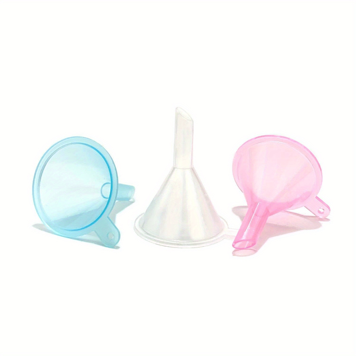 TEMU 3/20 piezas Embudos Recargables para Contenedores Cosméticos, Embudos para Rellenar Botellas de , para Agua, Aceites Esenciales, Loción, Champú,