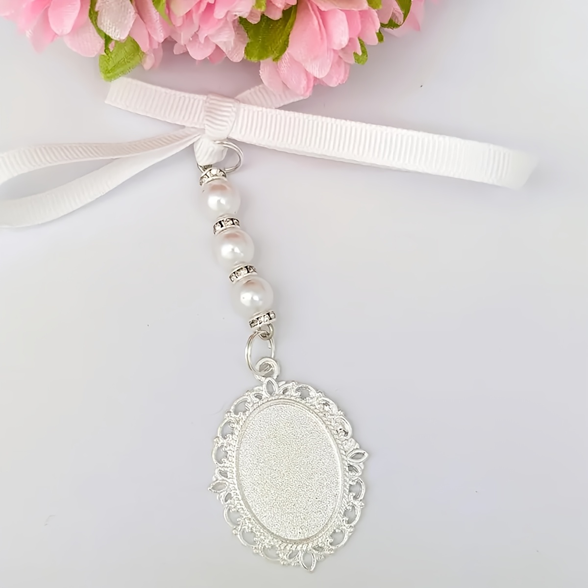 TEMU Customized Oval Wedding Flower Bouquets Ornaments, Wedding Favors, Commemorative Gifts For The Bride And Groom On Their Wedding Day, Flower
