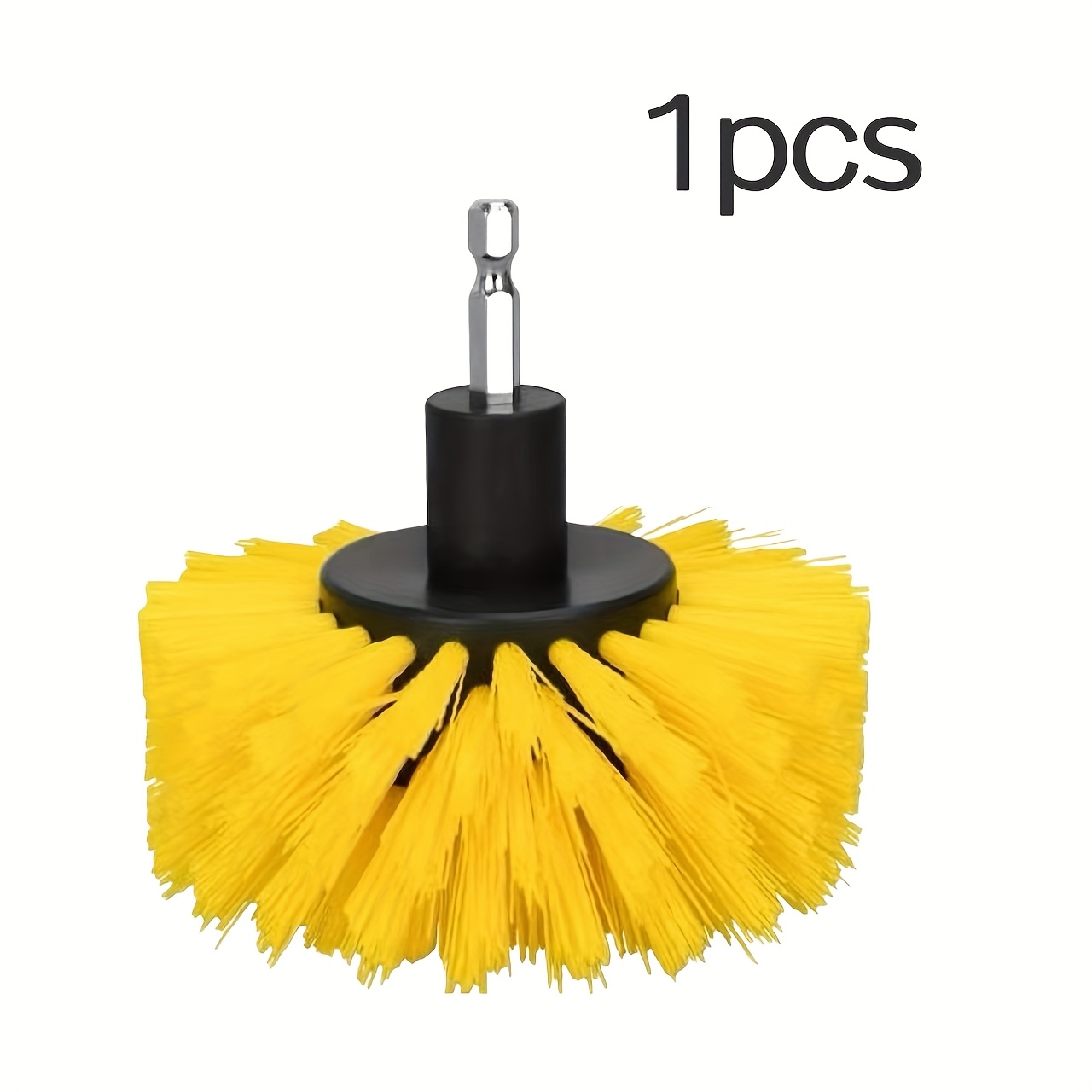 TEMU 1pc Cepillo de Taladro - Diseño Más para Limpieza de Juntas, Adecuado para Bañera, Líneas de Juntas de Azulejos, Baño, Ducha, Azulejos, Cuero,