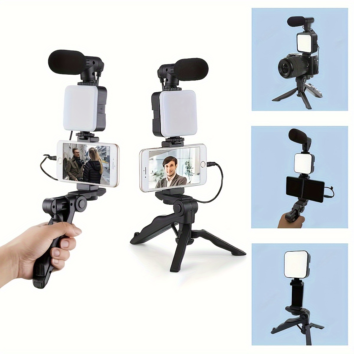 

1pc Portable Phone Stand, Phone , And , Anytime, Live Broadcasting, Portable Live Broadcasting, , Suitable For Anchor, Live