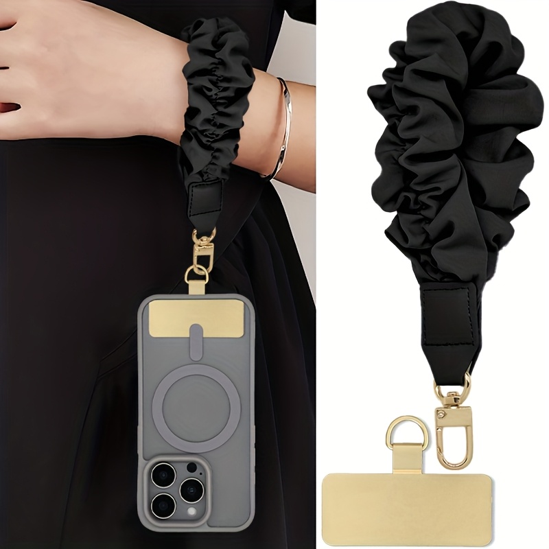 E-shop Einfache Handy-Lanyard, Gefaltetes Elastisches Handgelenkband für täglichen Pendelverkehr Reisen -Verlust, Kompatibel mit iPhone/ | Modische