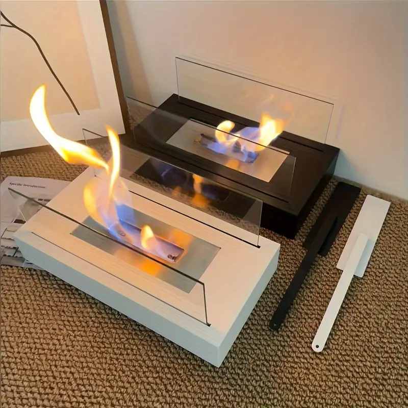 FlameArt Vintage Metal Tabletop Fireplace