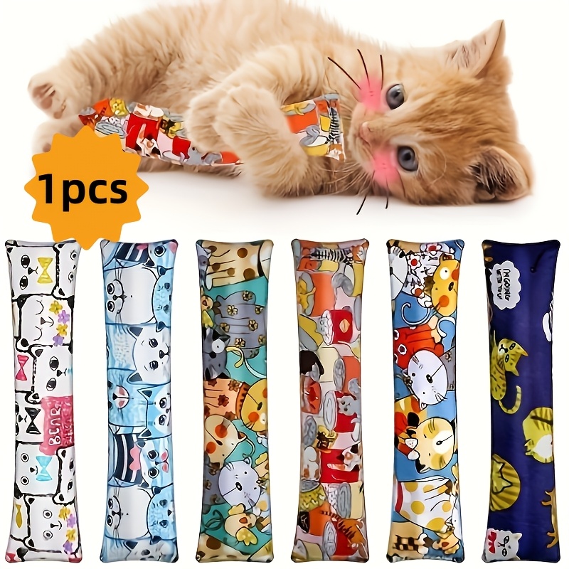 TEMU Klalal Cat Pillow Toy- Chew Toy For Relax And Play-medium-sized Plush Cat Toy-no Batteries Required, Cat's Gift