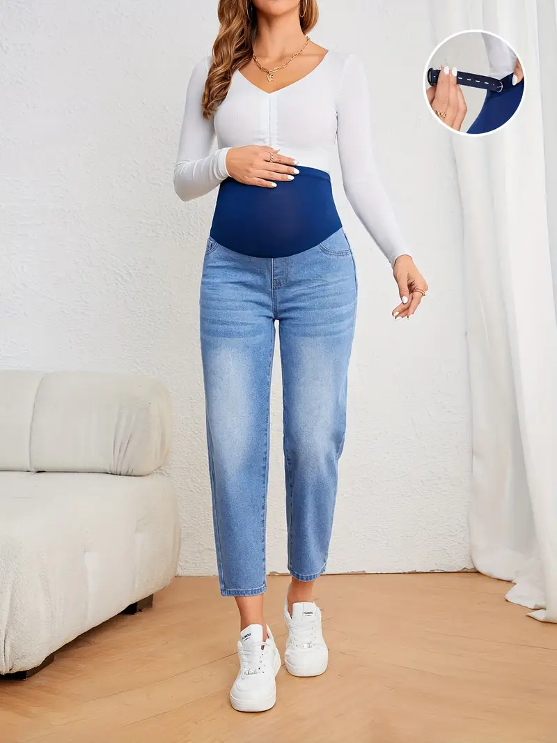 Jeans Ropa Apretada En El Embarazo Usar Jeans Pantalones Embarazo