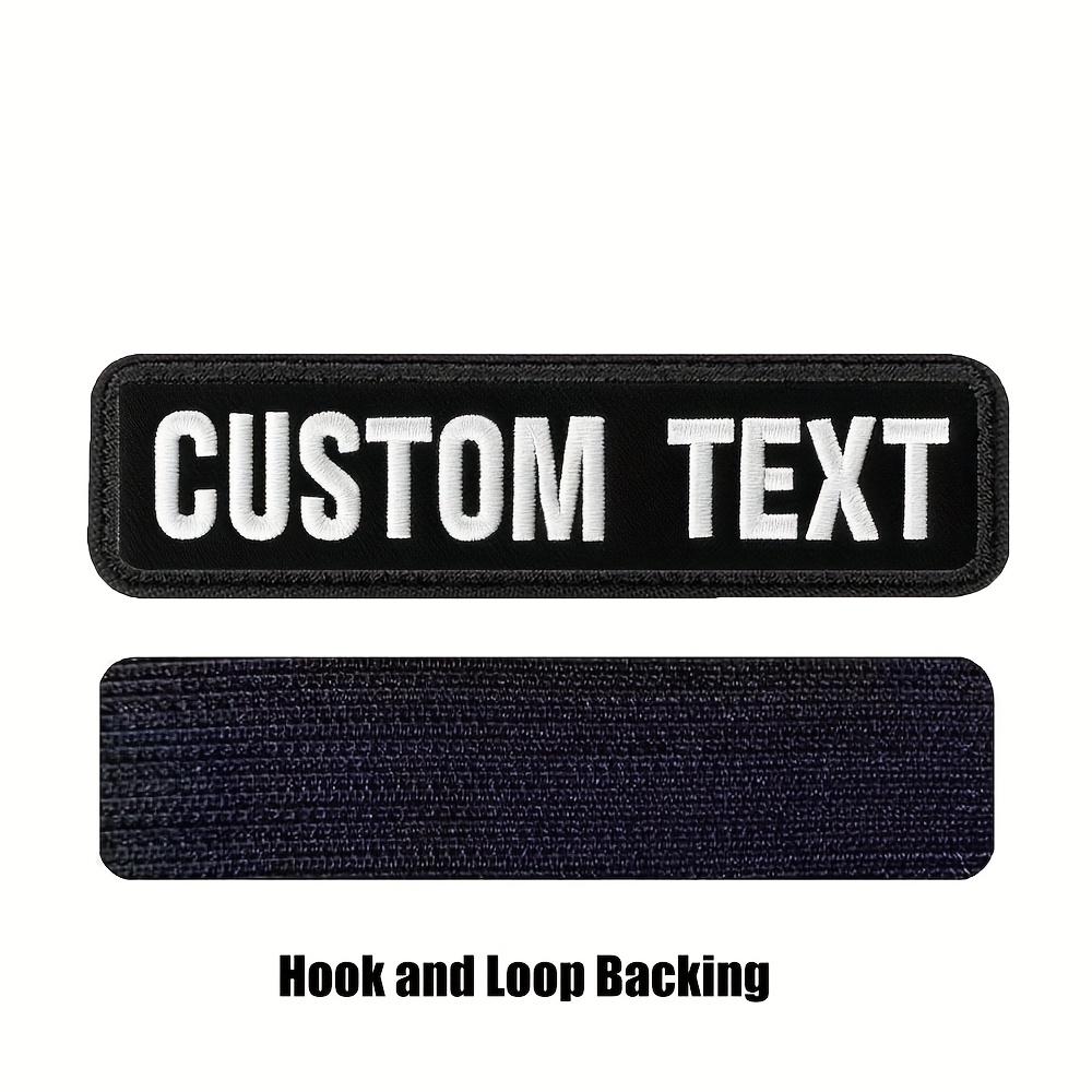 TEMU Custom Name Embroidery For Women, Personalized Embroidery Customization, High-end Custom 3×1 Inch